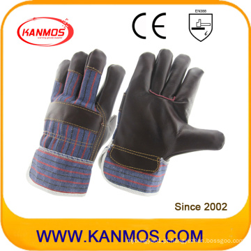 Dark Furniture Leather Industrial Safety Work Gloves (310041)